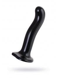 Черный стимулятор для пар P G-Spot Dildo Size L - 19 см. - Strap-on-me - в Петрозаводске купить с доставкой
