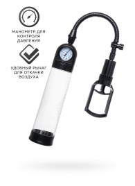 Прозрачная механическая помпа Helmer с манометром - Sexus - в Петрозаводске купить с доставкой