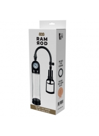 Прозрачная вакуумная помпа с манометром Deluxe Penis Pump - Dream Toys - в Петрозаводске купить с доставкой
