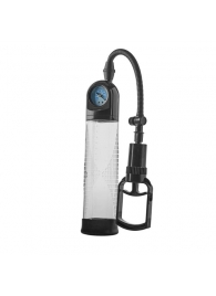 Прозрачная вакуумная помпа с манометром Deluxe Penis Pump - Dream Toys - в Петрозаводске купить с доставкой