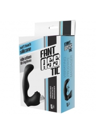 Черный вибромассажер простаты FantASStic Vibrating Prostate Massager - 11,3 см. - Dream Toys - в Петрозаводске купить с доставкой