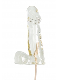 Прозрачный леденец в форме пениса со вкусом пина колада - Sosuчki - купить с доставкой в Петрозаводске