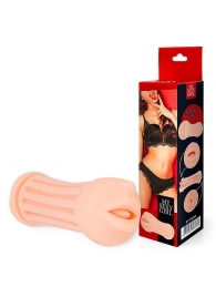 Двусторонний мастурбатор - ротик и вагина - Bior toys - в Петрозаводске купить с доставкой