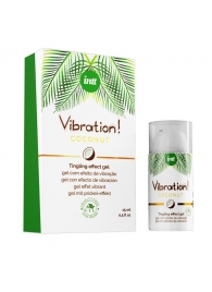 Возбуждающий гель с ароматом кокоса Vibration Coconut - 15 мл. - INTT - купить с доставкой в Петрозаводске