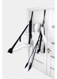 Черные секс-качели на дверь Anonymo №0505 - ToyFa - купить с доставкой в Петрозаводске