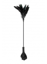 Двусторонний стек-щекоталка Sweet Caress Feather Whip - 58 см. - Sweet Caress - купить с доставкой в Петрозаводске