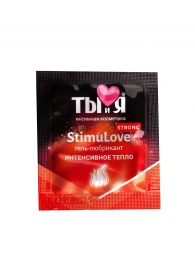 Разогревающий гель-лубрикант Stimulove Strong в одноразовой упаковке - 4 гр. - Биоритм - купить с доставкой в Петрозаводске