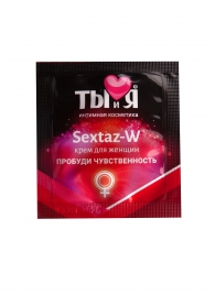 Возбуждающий крем для женщин Sextaz-W в одноразовой упаковке - 1,5 гр. - Биоритм - купить с доставкой в Петрозаводске