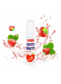 Гель-смазка Tutti-frutti с земляничным вкусом - 30 гр. - Биоритм - купить с доставкой в Петрозаводске