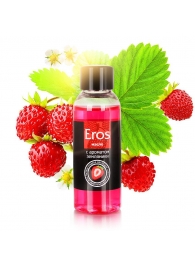 Массажное масло Eros fantasy с ароматом земляники - 50 мл. - Биоритм - купить с доставкой в Петрозаводске