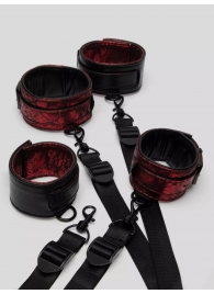 Изысканный набор фиксаций на кровати Reversible Under Mattress Restraint Set - Fifty Shades of Grey - купить с доставкой в Петрозаводске