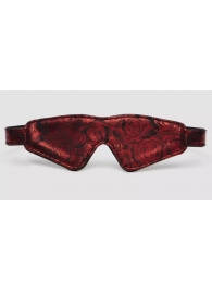 Двусторонняя красно-черная маска на глаза Reversible Faux Leather Blindfold - Fifty Shades of Grey - купить с доставкой в Петрозаводске