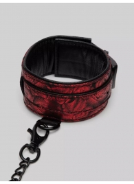 Красно-черные оковы Reversible Faux Leather Ankle Cuffs - Fifty Shades of Grey - купить с доставкой в Петрозаводске