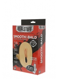 Мастурбатор-вагина с вибрацией и выносным пультом управления REALSTUFF SMOOTH   BALD - Dream Toys - в Петрозаводске купить с доставкой