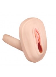 Мастурбатор-вагина с вибрацией и выносным пультом управления REALSTUFF SMOOTH   BALD - Dream Toys - в Петрозаводске купить с доставкой