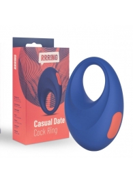 Синее эрекционное кольцо RRRING Casual Date Cock Ring - FeelzToys - в Петрозаводске купить с доставкой