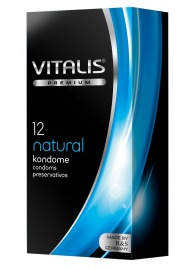 Классические презервативы VITALIS PREMIUM natural - 12 шт. - Vitalis - купить с доставкой в Петрозаводске