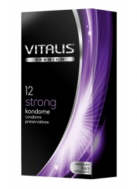 Презервативы с утолщённой стенкой VITALIS PREMIUM strong - 12 шт. - Vitalis - купить с доставкой в Петрозаводске