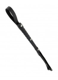 Чёрная плетка Deluxe Cat O  Nine - 62 см. - Pipedream - купить с доставкой в Петрозаводске