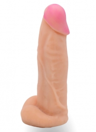 Телесная насадка на Harness с коннектором в ламинате - 20 см. - LOVETOY (А-Полимер) - купить с доставкой в Петрозаводске