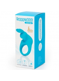 Голубое эрекционное виброкольцо Happy Rabbit Rechargeable Rabbit Cock Ring - Happy Rabbit - в Петрозаводске купить с доставкой