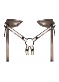 Бронзовый пояс для насадок Desirous Harness - Strap-on-me - купить с доставкой в Петрозаводске