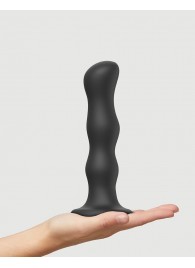 Черная насадка Strap-On-Me Dildo Geisha Balls size XL - Strap-on-me - купить с доставкой в Петрозаводске