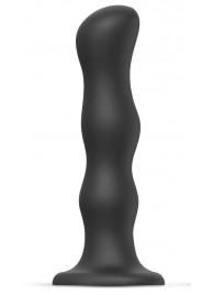 Черная насадка Strap-On-Me Dildo Geisha Balls size XL - Strap-on-me - купить с доставкой в Петрозаводске