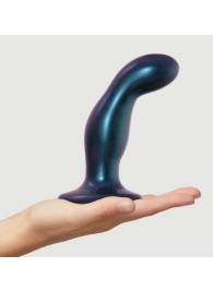 Темно-синяя насадка Strap-On-Me Dildo Plug Snaky size M - Strap-on-me - купить с доставкой в Петрозаводске