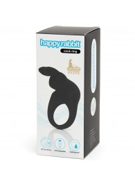 Черное эрекционное виброкольцо Happy Rabbit Rechargeable Rabbit Cock Ring - Happy Rabbit - в Петрозаводске купить с доставкой