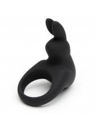 Черное эрекционное виброкольцо Happy Rabbit Rechargeable Rabbit Cock Ring - Happy Rabbit - в Петрозаводске купить с доставкой