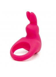 Розовое эрекционное виброкольцо Happy Rabbit Rechargeable Rabbit Cock Ring - Happy Rabbit - в Петрозаводске купить с доставкой
