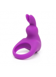 Фиолетовое эрекционное виброкольцо Happy Rabbit Rechargeable Rabbit Cock Ring - Happy Rabbit - в Петрозаводске купить с доставкой