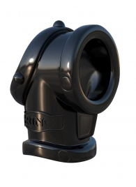 Черная насадка для пениса Cock Pipe with Ball-Stretcher - Pipedream - в Петрозаводске купить с доставкой