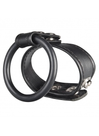 Двойное кольцо выносливости на пенис DUAL STAMINA RING - BlueLine - в Петрозаводске купить с доставкой