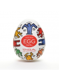 Мастурбатор-яйцо Keith Haring EGG DANCE - Tenga - в Петрозаводске купить с доставкой