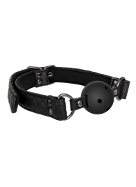Черный кляп-шарик BALL GAG DIAMOND - Dream Toys - купить с доставкой в Петрозаводске