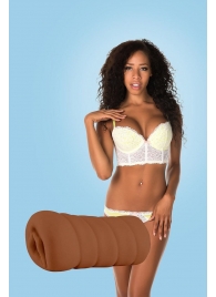 Коричневый мастурбатор-вагина BRIANNA - Dream Toys - в Петрозаводске купить с доставкой