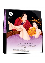 Соль для ванны Lovebath Sensual lotus, превращающая воду в гель - 650 гр. - Shunga - купить с доставкой в Петрозаводске