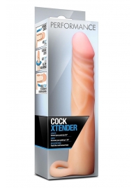 Телесная насадка на пенис Cock Xtender - 17,7 см. - Blush Novelties - в Петрозаводске купить с доставкой