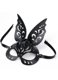 Черная ажурная маска  Зайка  с ушками - Crazy Handmade - купить с доставкой в Петрозаводске