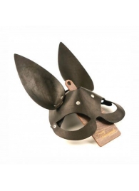 Черная гладкая маска  Зайка  с длинными ушками - Crazy Handmade - купить с доставкой в Петрозаводске