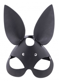 Черная гладкая маска  Зайка  с длинными ушками - Crazy Handmade - купить с доставкой в Петрозаводске