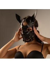 Черная маска  Собака  с ушками - Crazy Handmade - купить с доставкой в Петрозаводске