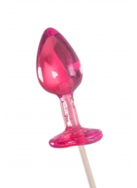 Розовый леденец  в форме анальной втулки со вкусом айриш крим - 29 гр. - Sosuчki - купить с доставкой в Петрозаводске