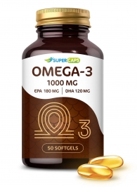 Пищевая добавка SuperCaps OMEGA-3 - 50 капсул (1000 мг) - SuperCaps - купить с доставкой в Петрозаводске