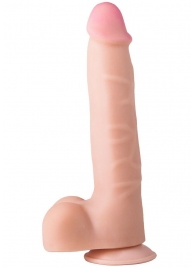 Рельефный фаллоимитатор из неоскин - 22,5 см. - LOVETOY (А-Полимер)