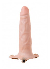 Телесный реалистичный фаллопротез - 18,5 см. - LOVETOY (А-Полимер) - купить с доставкой в Петрозаводске