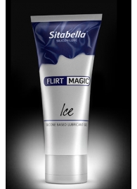 Силиконовая гель-смазка FLIRT MAGIC Ice с лёгким пролонгирующим эффектом - 75 мл. - Sitabella - купить с доставкой в Петрозаводске