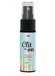 Клиторальный возбуждающий спрей Clit Me On Red Fruits - 12 мл. - INTT - купить с доставкой в Петрозаводске